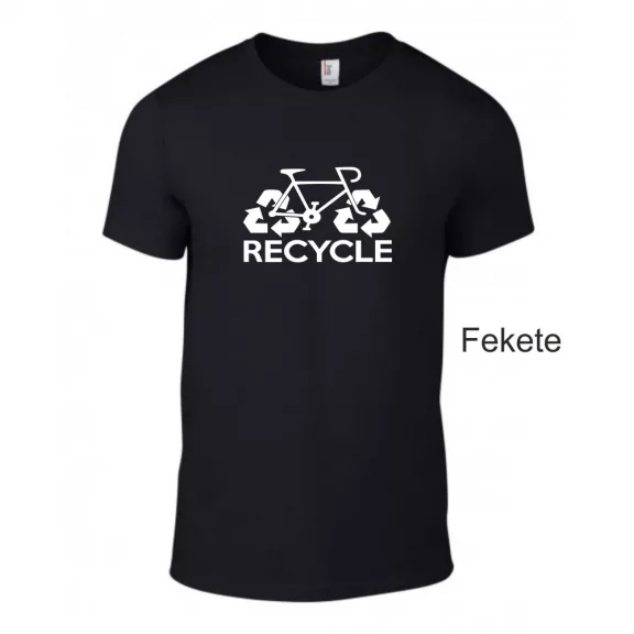 Póló - Recycle bicikli