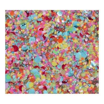 Színkavalkád hatású Superstar chunky glitter krém vidám sokszínű csillogással