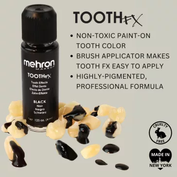 Mehron Tooth FX - Fog festék Fekete