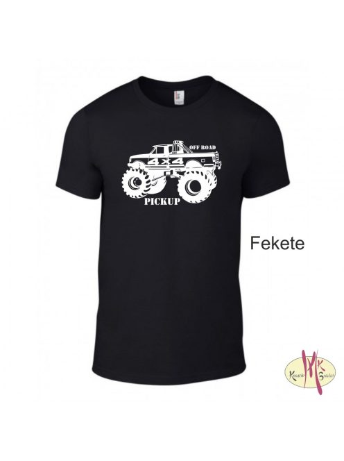 Kereknyakú Póló -  Off Road 4x4 Pickup