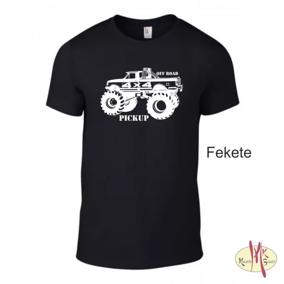 Kereknyakú Póló -  Off Road 4x4 Pickup