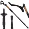 Fekete Nordic Walking túrabot Anti-Shock rendszerrel.