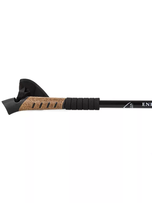 Fekete Nordic Walking túrabot Anti-Shock rendszerrel.