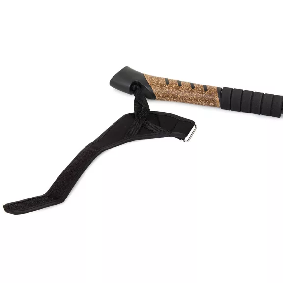 Fekete Nordic Walking túrabot Anti-Shock rendszerrel.