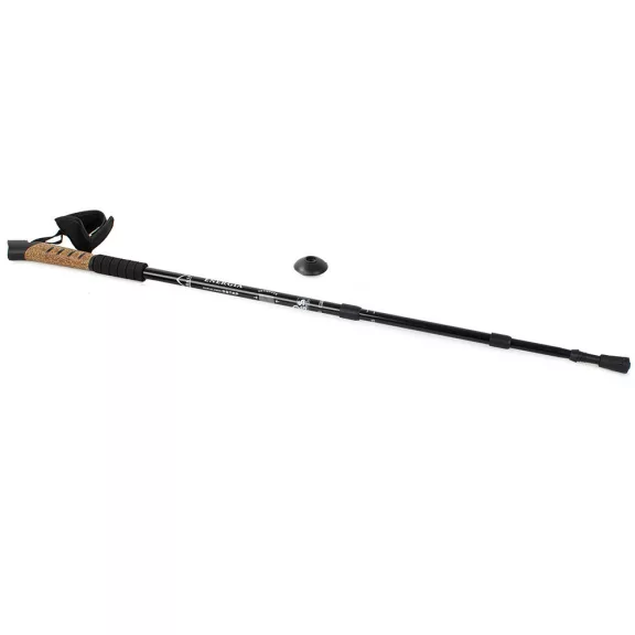 Fekete Nordic Walking túrabot Anti-Shock rendszerrel.