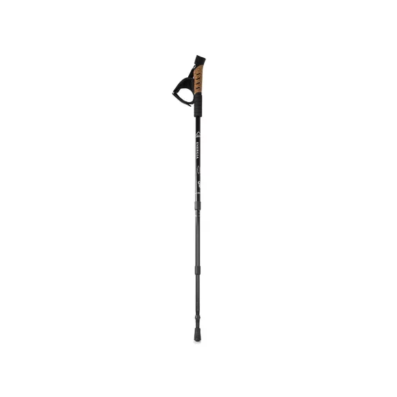 Fekete Nordic Walking túrabot Anti-Shock rendszerrel.
