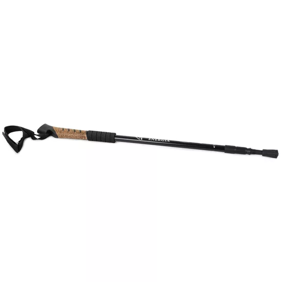 Fekete Nordic Walking túrabot Anti-Shock rendszerrel.