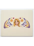 Aranyhaj Rapunzel arcfestő sablon stencil arc és testfestéshez