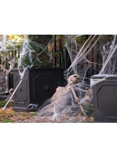 Pókháló pókokkal félelmetes halloween dekoráció
