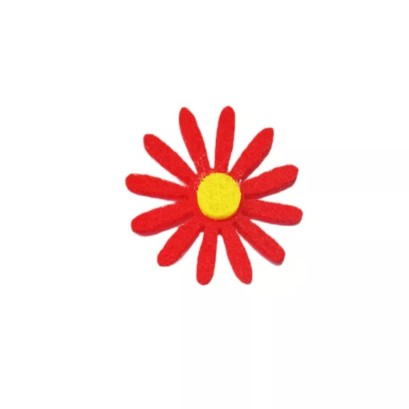Filc margaréta virág 3,5 cm - több színben