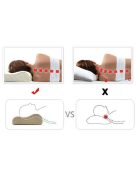 ortopéd memóriahabos párna nyak és gerinc alátámasztására