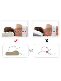 ortopéd memóriahabos párna nyak és gerinc alátámasztására