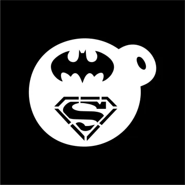 Festősablon - Batman, Superman
