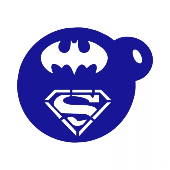 Festősablon - Batman, Superman