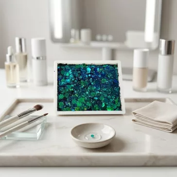 KiviArt Glitter Cream 'Mermaid Tail' irizáló hableány csillámkrém arcra és hajra