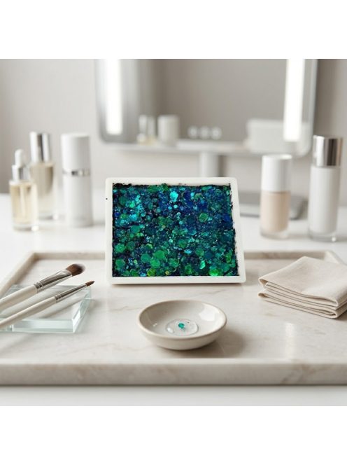 KiviArt Glitter Cream 'Mermaid Tail' irizáló hableány csillámkrém arcra és hajra