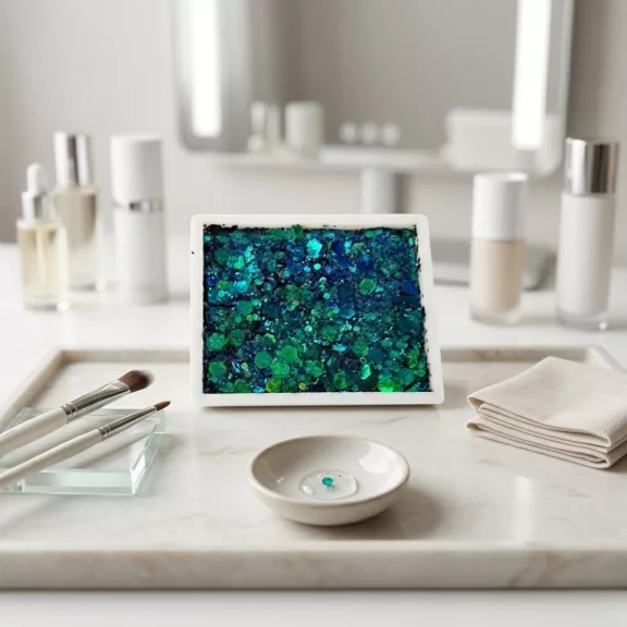 KiviArt Glitter Cream 'Mermaid Tail' irizáló hableány csillámkrém arcra és hajra