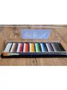 Diamond FX Flóra és Fauna csíkos arcfesték paletta 10x10g, professzionális "one stroke" festék természetes, virágos és állati árnyalatokkal, bőrbarát