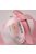 Boldog névnapot feliratos szatén szalag - 12 mm Rózsaszín