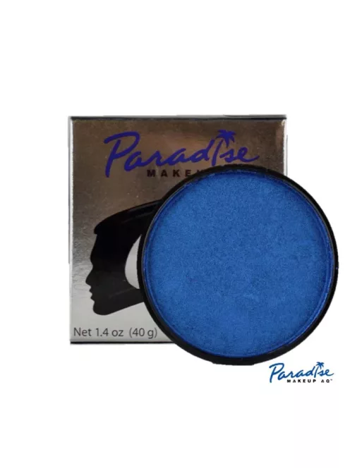Mehron Paradise Makeup AQ Metallic Dark Blue (40 g) – Fémes sötétkék arcfesték, testfesték