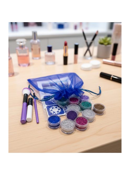 Csillámtetoválás készlet – Színes és tartós bőrbarát csillámtetoválás