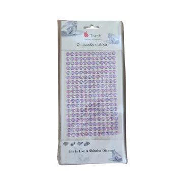 Színjátszó rózsaszín strasszkő 216 db