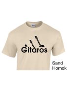 Gitáros póló – Egyedi ajándék zenészeknek