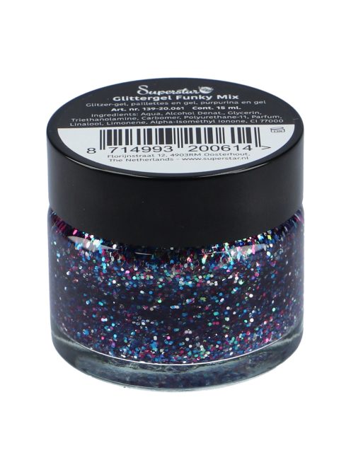 Superstar csillámzselé Funky 15ml