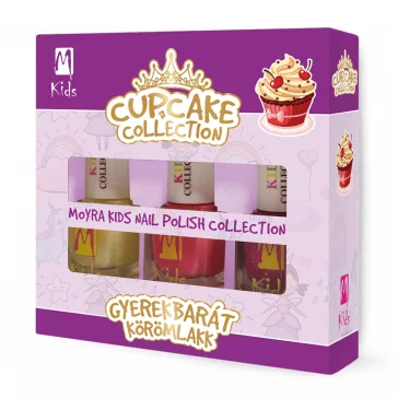 Gyerek körömlakk szett - Cupcake Collection 3x7ml