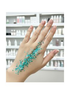 KiviArt Mermaid Mixed Chunky Csillám CM17 - Sellő Kék Glitter Sminkhez