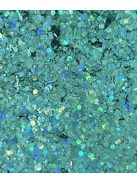 KiviArt Mermaid Mixed Chunky Csillám CM17 - Sellő Kék Glitter Sminkhez