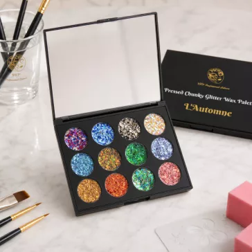 12 darabos PXP Professional Colours kozmetikai glitter krém szett őszi árnyalatokkal
