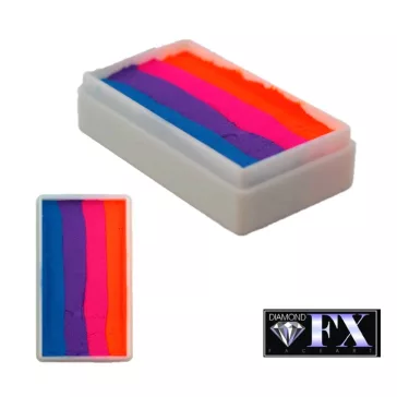 Diamond FX csíkos arcfesték - Neon Sun 28g