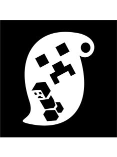 Arcfestő sablon - Felhő, villámlás minta