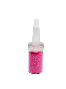 Csillámpor csőrős üvegben rózsaszín