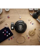 20x LED-es zseb ékszerész nagyító ékszerek, érmék és bélyegek vizsgálatához