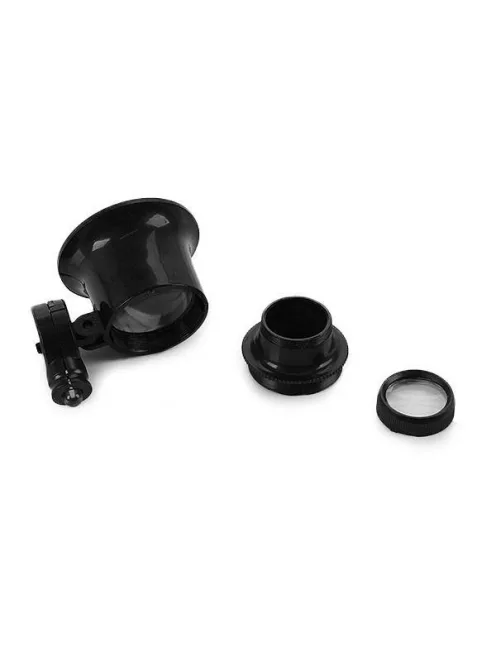 20x LED-es zseb ékszerész nagyító ékszerek, érmék és bélyegek vizsgálatához