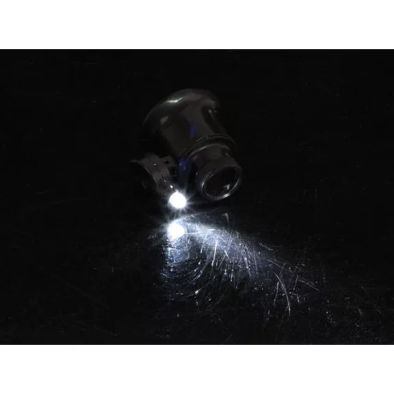 20x LED-es zseb ékszerész nagyító ékszerek, érmék és bélyegek vizsgálatához