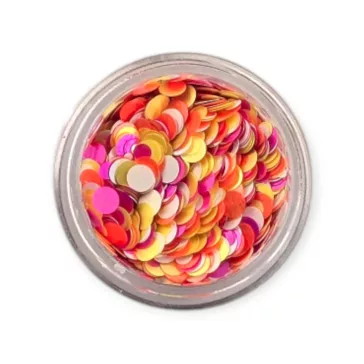 KiviArt Phoenix Mixed Chunky Csillám GSL067 - Tüzes Vörös Glitter Sminkhez