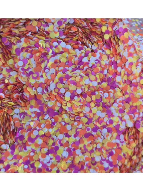 KiviArt Phoenix Mixed Chunky Csillám GSL067 - Tüzes Vörös Glitter Sminkhez