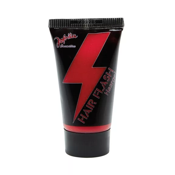 Jofrika Flash márkájú, színes hajzselé 30 ml-es tubusban, élénk 4 színben.