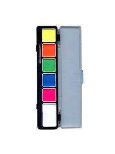 PXP 6 UV neon színek paletta + ecsettel (1x6g+5x3g)