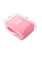Utazó kozmetikai táska, "kocka" Pink