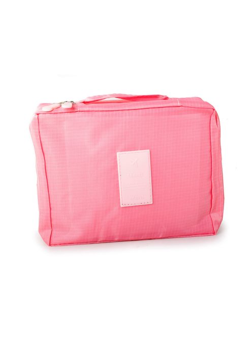 Utazó kozmetikai táska, "kocka" Pink