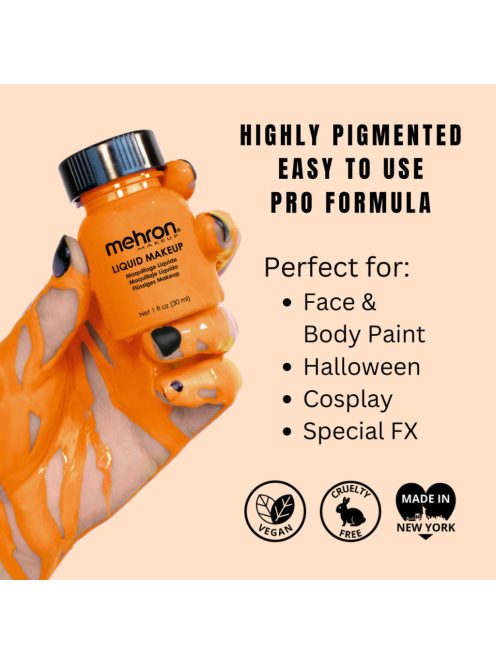 Mehron Folyékony narancs - Liquid Orange (30 ml)