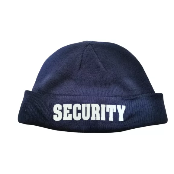 Kötött sapka Security, Rendező, Biztonsági őr