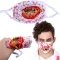 Halloween maszk véres fogakkal