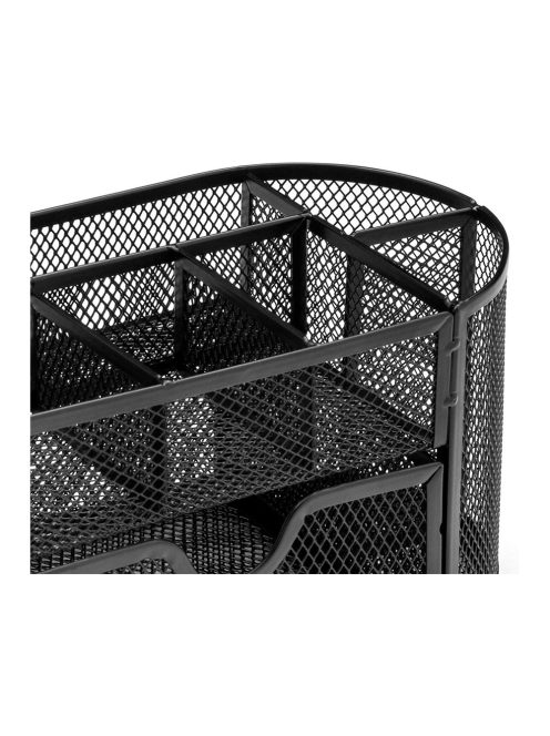 Íróasztali Rendszerező, Fém  (8 Rekesz + Fiók)