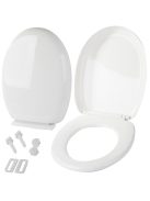lágyan záródó wc ülőke univerzális fehér
