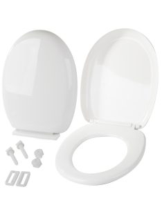 lágyan záródó wc ülőke univerzális fehér